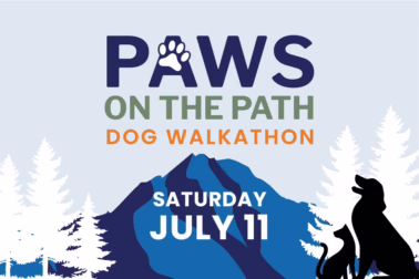 paws on the path dog walkathon Saturday July 11
