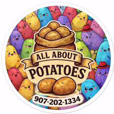 all about potatoes food truck logo